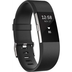 Fitbit Charge 2 Heart Rate + Fitness Band Black - Small (Stav A)