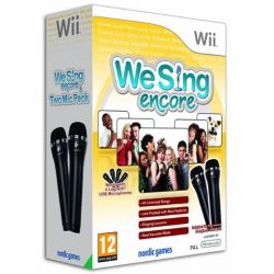 We Sing Encore Plus 2 Mics Wii - Bazar