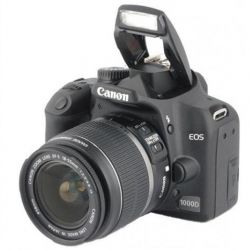 Canon EOS 1000D 10M with 18-55mm lens (Stav A)