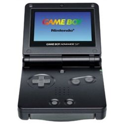 GameBoy Advance SP, Smooth Black, Bez krabice (Stav A)