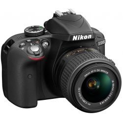Nikon D3300 Digital SLR Camera with 18-55mm Lens (Stav A)