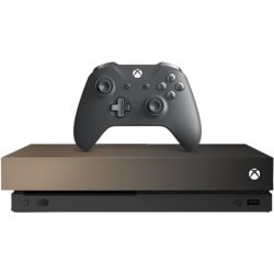Xbox One X 1TB Gold Rush Edition, Bez krabice (Stav A)